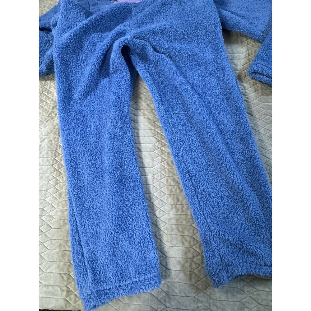 Disney Eeyore Adult One-Piece Blue Hooded Sleepwear Costume Suit Zip-Up XL - Picture 5 of 7